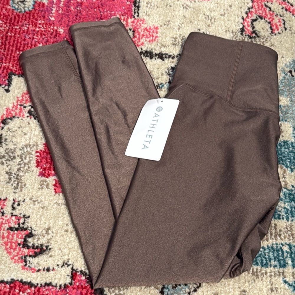 NWT Athleta Elation Shine Tight Size Small 25”
